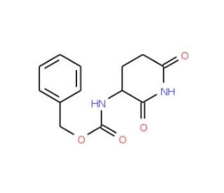 (R)-3-N-Cbz-amino-2,6-dioxo-piperidine (CAS 179915-11-8) - chemical structure image