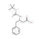 (R)-3-tert-Butoxycarbonylamino-4-phenyl-butyric acid (CAS 101555-61-7) - chemical structure image