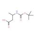 (R)-3-tert-Butoxycarbonylamino-butyric acid (CAS 159991-23-8) - chemical structure image