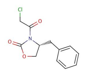 (R)-4-Benzyl-3-chloroacetyl-2-oxazolidinone (CAS 184714-56-5) - chemical structure image
