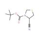 (R)-4-Cyano-thiazolidine-3-carboxylic acid tert-butyl ester (CAS 391248-15-0) - chemical structure image