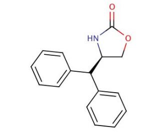 (R)-(&plus;)-4-(Diphenylmethyl)-2-oxazolidinone (CAS 173604-33-6) - chemical structure image