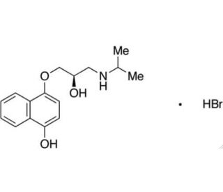 (R)-4-Hydroxy Propranolol Hydrobromide - chemical structure image