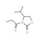 (R)-(−)-4-Isopropyl-3-propionyl-2-oxazolidinone (CAS 89028-40-0) - chemical structure image