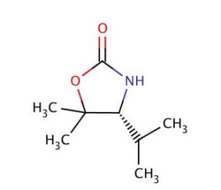 (R)-(&plus;)-4-Isopropyl-5,5-dimethyl-2-oxazolidinone (CAS 223906-38-5) - chemical structure image