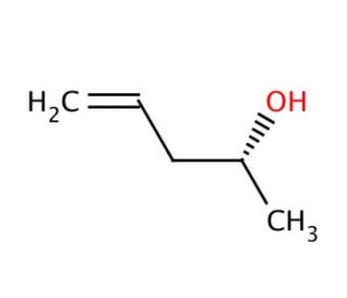 (R)-(&minus;)-4-Penten-2-ol (CAS 64584-92-5) - chemical structure image
