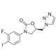 (R)-5-((1H-1,2,3-Triazol-1-yl)methyl)-3-(3-fluoro-4-iodophenyl)oxazolidin-2-one (CAS 501939-95-3) - chemical structure image