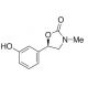 (R)-5-(3-Hydroxyphenyl)-3-methyl-2-oxazolidinone (CAS 110193-49-2) - chemical structure image