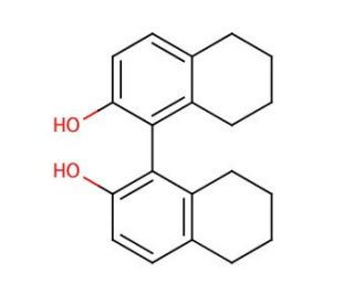 (R)-(&plus;)-5,5&prime;,6,6&prime;,7,7&prime;,8,8&prime;-Octahydro-1,1&prime;-2-naphthol (CAS 65355-14-8) - chemical structure image