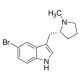 R-5-Bromo-3-(N-methylpyrrolidin-2-ylmethyl)-1H-indole (CAS 143322-57-0) - chemical structure image