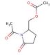 (R)-5-Ethylcarboxyl-N-acetyl-2-pyrrolidinone - chemical structure image