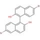 (R)-(−)-6,6′-Dibromo-1,1′-bi-2-naphthol (CAS 65283-60-5) - chemical structure image