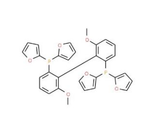 (R)-(6,6&prime;-Dimethoxybiphenyl-2,2&prime;-diyl)bis(di-2-furylphosphine) (CAS 145214-57-9) - chemical structure image