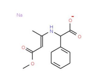 (R)-(&plus;)-&alpha;-[(3-Methoxy-1-methyl-3-oxo-1-propenyl)amino]-1,4-cyclohexadiene-1-acetic acid sodium salt (CAS 26774-89-0) - chemic