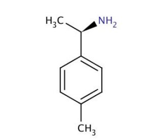 (R)-(&plus;)-&alpha;,4-Dimethylbenzylamine (CAS 4187-38-6) - chemical structure image