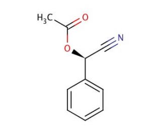 (R)-&alpha;-Acetoxyphenylacetonitrile (CAS 119718-89-7) - chemical structure image