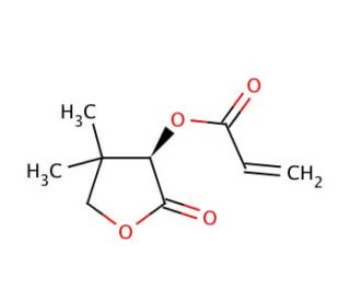 (R)-&alpha;-Acryloyloxy-&beta;,&beta;-dimethyl-&gamma;-butyrolactone (CAS 102096-60-6) - chemical structure image