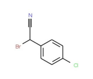 (R)-alpha-Bromo-alpha-(4-chloro-phenyl)acetonitrile (CAS 53731-99-0) - chemical structure image