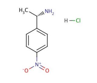 (R)-&alpha;-Methyl-4-nitrobenzylamine hydrochloride (CAS 57233-86-0) - chemical structure image