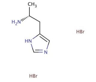 R(&minus;)-&alpha;-Methylhistamine&bull;2HBr - chemical structure image
