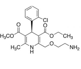 (R)-Amlodipine (CAS 103129-81-3) - chemical structure image