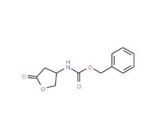 (R)-Benzyl 5-oxotetrahydrofuran-3-ylcarbamate (CAS 118399-28-3) - chemical structure image