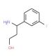 (R)-β-(3-Fluorophenyl)alaninol - chemical structure image