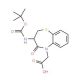 (R)-Boc-3-amino-5-carboxymethyl-2,3-dihydro-1,5-benzothiazepin-4(5H)-one (CAS 250349-14-5) - chemical structure image