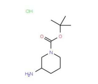 (R)-Boc-Pip(3-NH2)*HCl (CAS 188111-79-7 (non-salt)) - chemical structure image