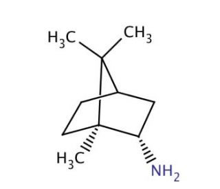 (R)-(&plus;)-Bornylamine (CAS 32511-34-5) - chemical structure image