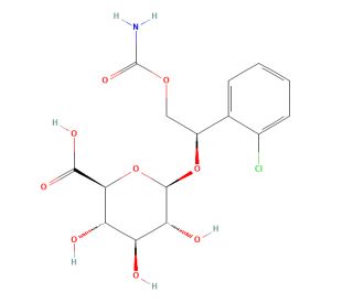 (R)-Carisbamate &beta;-D-O-Glucuronide (CAS 940279-83-4) - chemical structure image