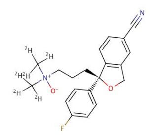 (R)-Citalopram-d6 N-Oxide - chemical structure image