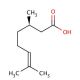 (R)-(+)-Citronellic acid (CAS 18951-85-4) - chemical structure image