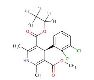 (R)-(&plus;)-Felodipine-d5 - chemical structure image