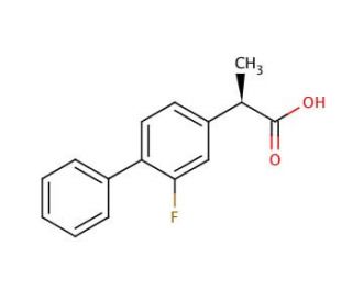 (R)-Flurbiprofen (CAS 51543-40-9) - chemical structure image
