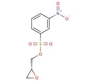 (R)-(&minus;)-Glycidyl Nosylate - chemical structure image