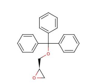 (R)-(&plus;)-Glycidyl trityl ether (CAS 65291-30-7) - chemical structure image