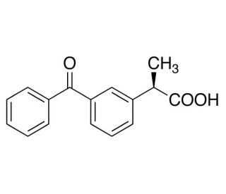 (R)-(&minus;)-Ketoprofen - chemical structure image