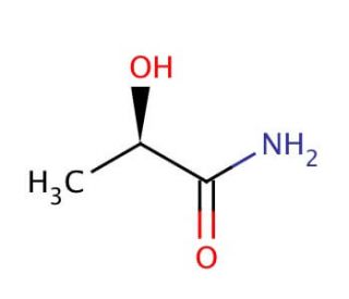 (R)-(&plus;)-Lactamide (CAS 598-81-2) - chemical structure image