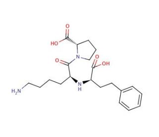 (R)-Lisinopril Sodium Salt (CAS 85955-59-5) - chemical structure image