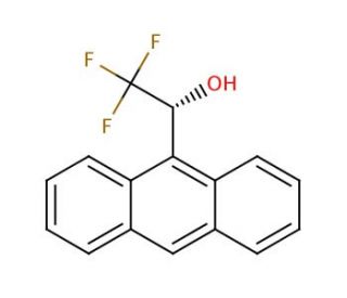 (R)-(&minus;)-1-(9-Anthryl)-2,2,2-trifluoroethanol (CAS 53531-34-3) - chemical structure image