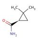 (R)-(−)-2,2-Dimethylcyclopropane-1-carboxamide (CAS 106462-18-4) - chemical structure image