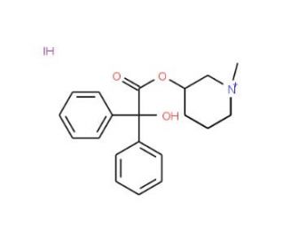 R(&minus;)-Quinuclidinyl benzilate methiodide - chemical structure image
