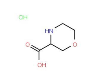 (R)-Morpholine-3-carboxylic acid hydrochloride (CAS 106825-81-4) - chemical structure image