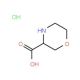 (R)-Morpholine-3-carboxylic acid hydrochloride (CAS 106825-81-4) - chemical structure image