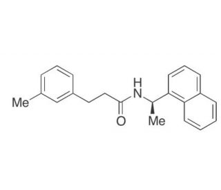 (R)-N-(1-(Naphthalen-1-yl)ethyl)-3-(m-tolyl)propanamide - chemical structure image