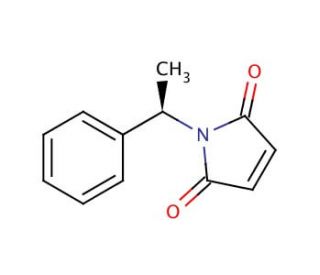 (R)-(&plus;)-N-(1-Phenylethyl)maleimide (CAS 6129-15-3) - chemical structure image