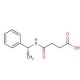 (R)-(+)-N-(1-Phenylethyl)succinamic acid (CAS 21752-33-0) - chemical structure image