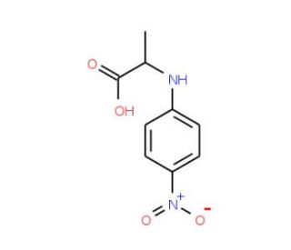 (R)-N-(4-Nitrophenyl)alanine (CAS 791850-21-0) - chemical structure image
