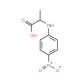 (R)-N-(4-Nitrophenyl)alanine (CAS 791850-21-0) - chemical structure image